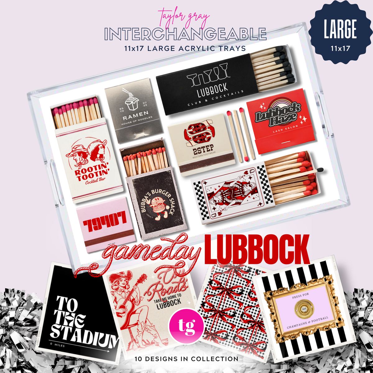 GAMEDAY LUBBOCK insert set | 11x17