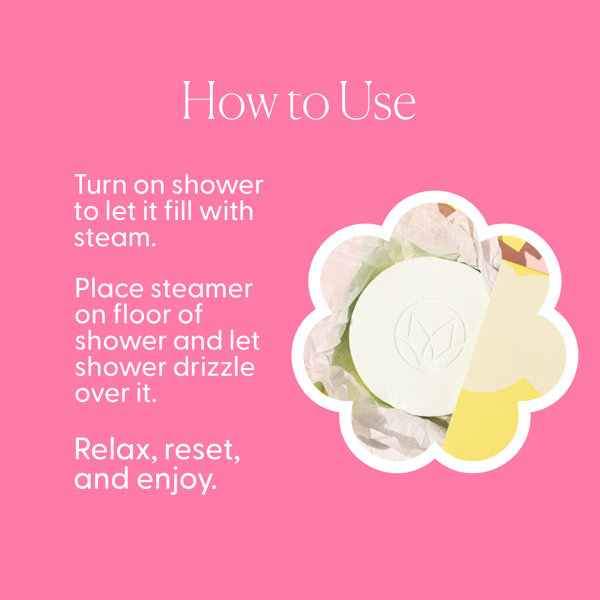 Musee - Water Lily & Linen Shower Steamers