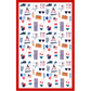 KEVA - Double Sided Summer Fun Tea Towel