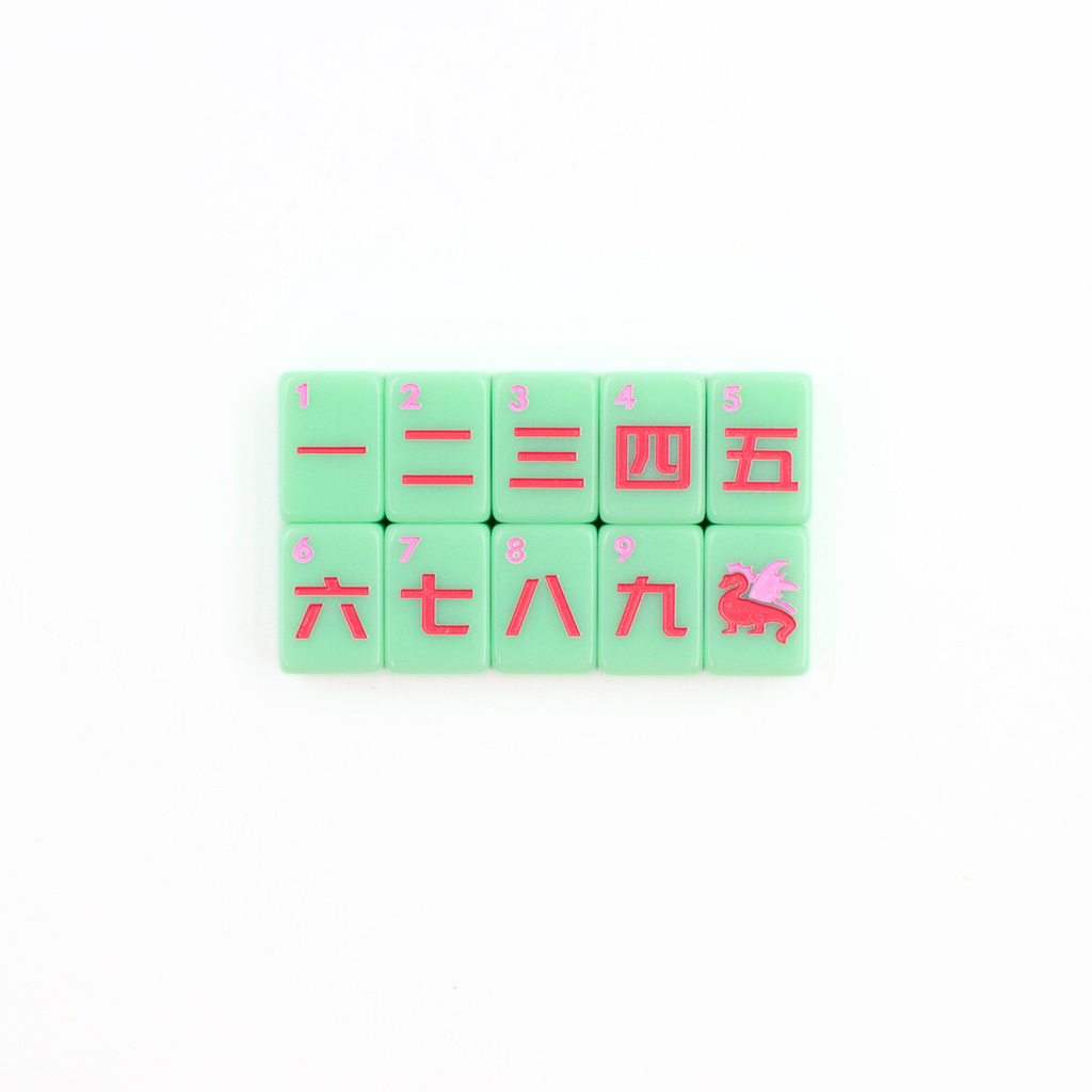 LIMITED TIME SALE - My Fair Mahjong - MINI TRAVEL MAHJONG  |  Mini Anywhere Series  |  Green