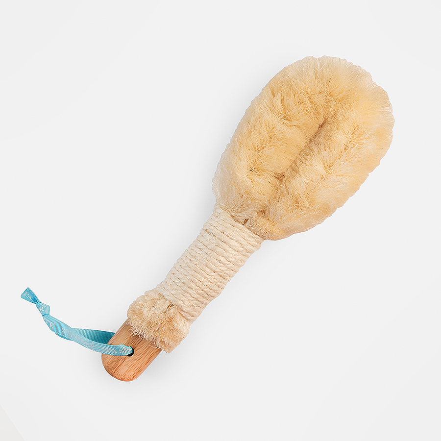 Long Dry Body Brush - Bamboo