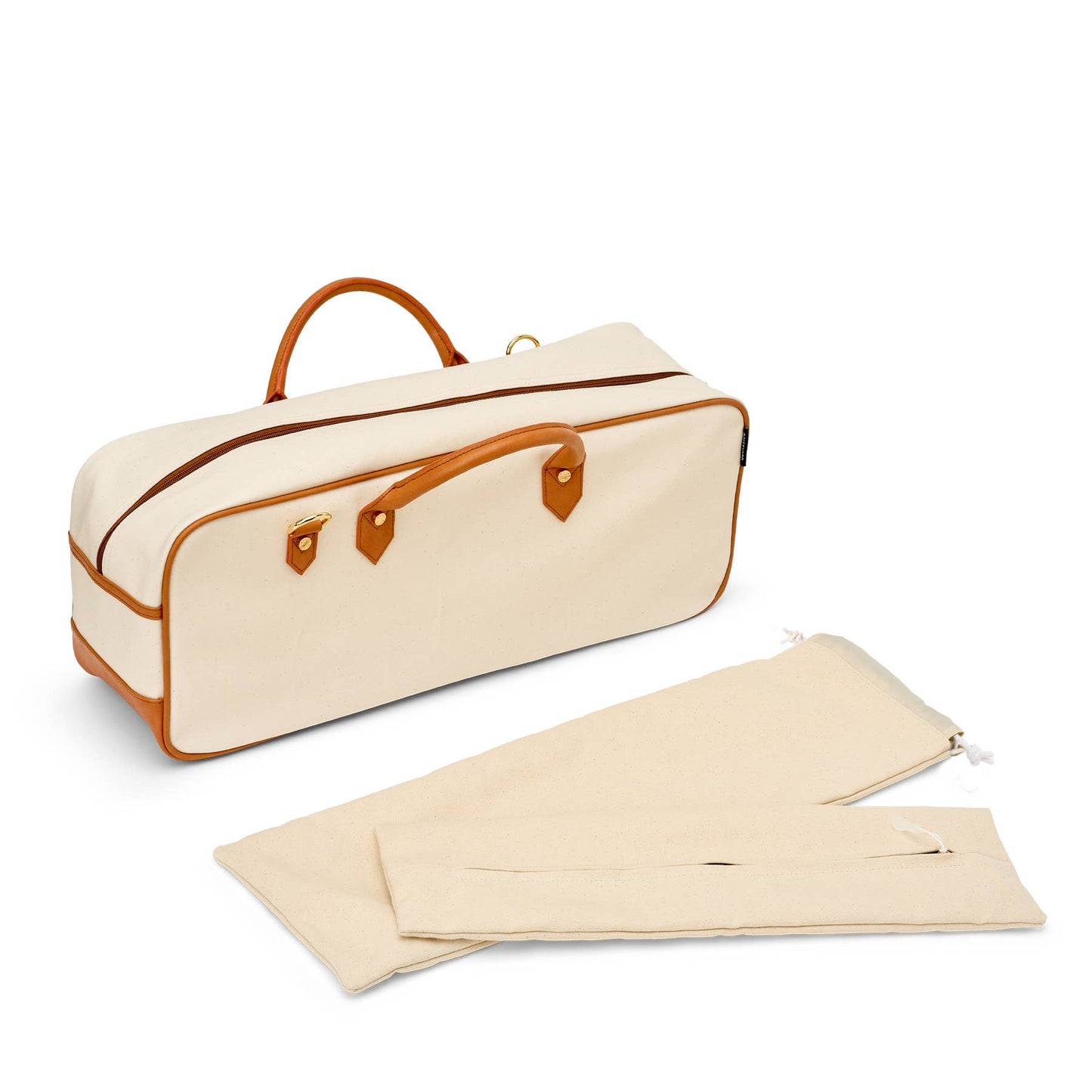 Boulevard - "Margo" Natural Mahjong Tote (Personalizable): Kiwi