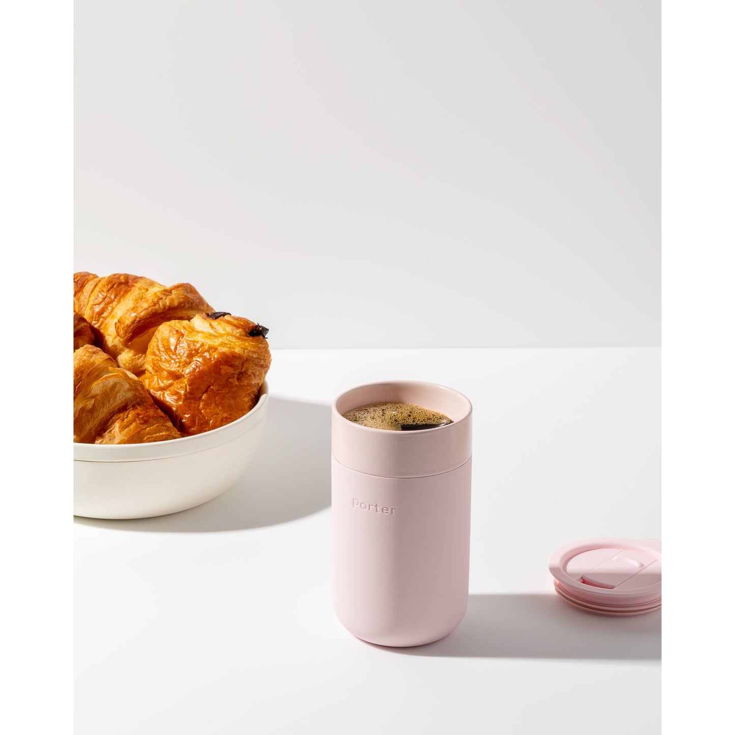 W&P - Ceramic Reusable Coffee Mug 16oz: Terrazzo Blush