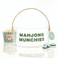 Mahj Acrylic Party Bucket - Mahjong Munchies: 8.25" Dia x 4" H