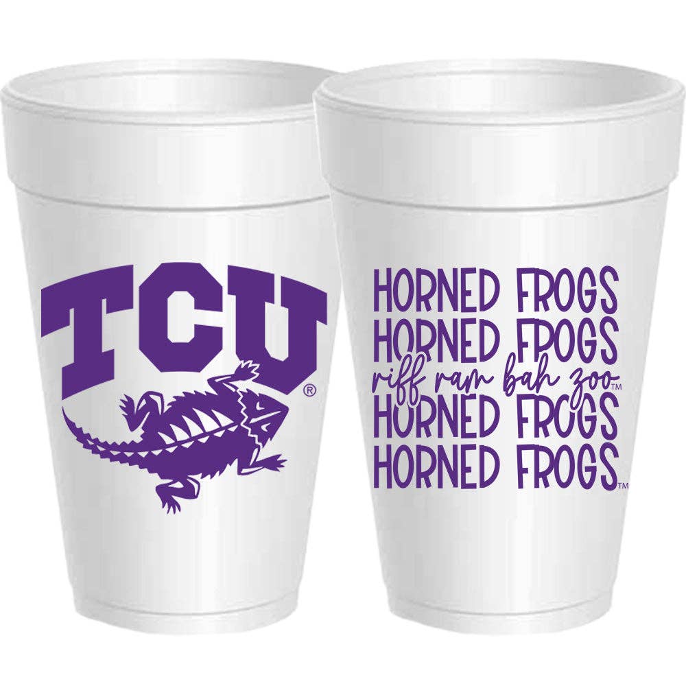 TCU - Horned Frog Mirror - 10 pack: Purple