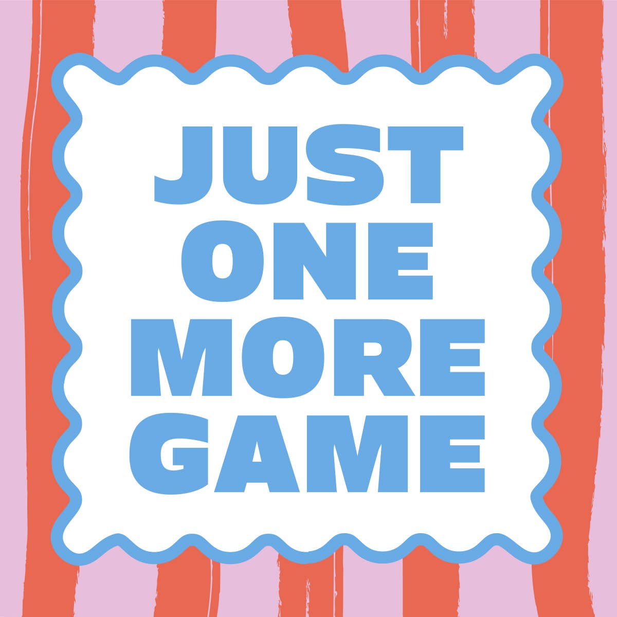One More Game | Mahjong Cocktail Napkin