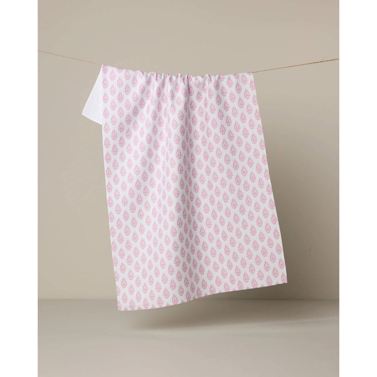 Pink Poppy Tea Towel