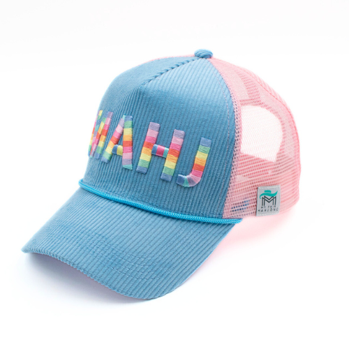 My Fair Mahjong - MAHJONG HAT | Corduroy Trucker | MAHJ: Green