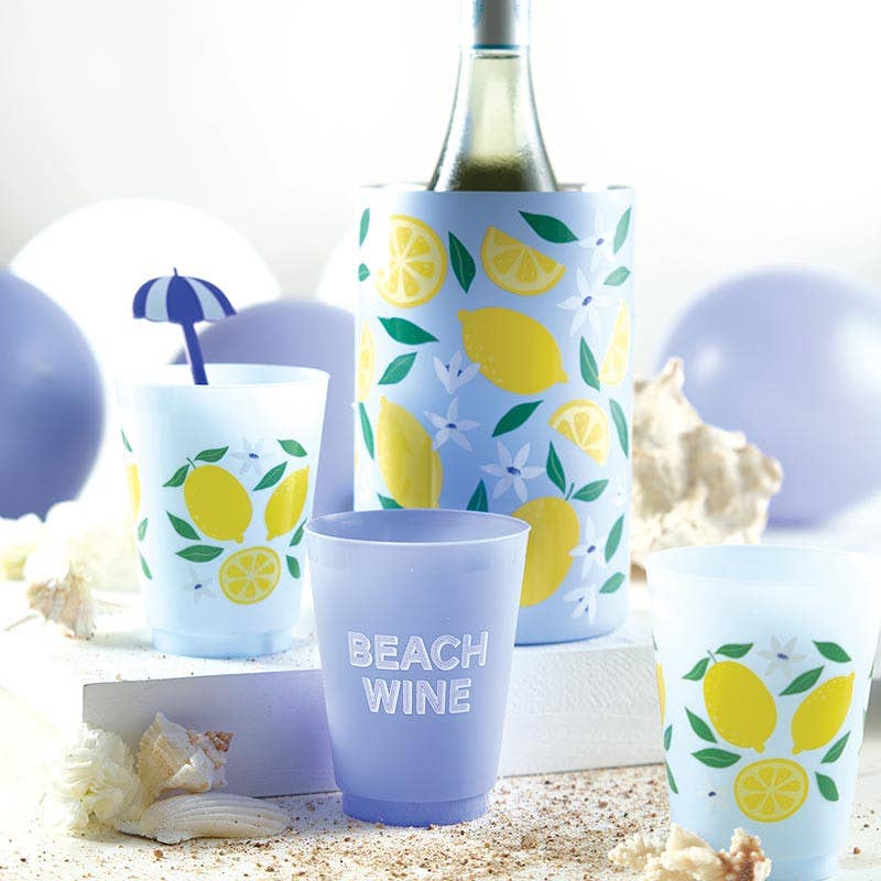 Slant Collections by Creative Brands - Frost Cups - Beach Wine - 8ct: 16 oz, 4.5" h