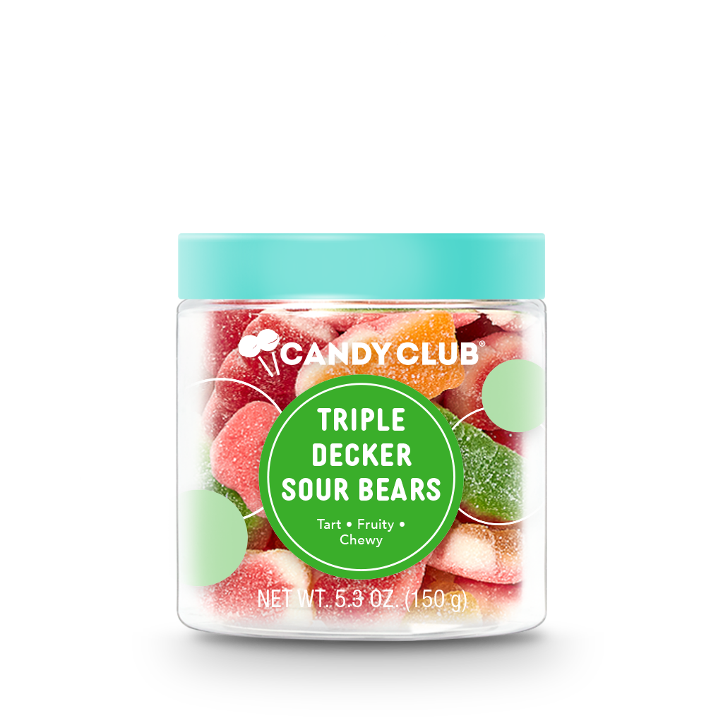 Triple-Decker Sour Bears Candy