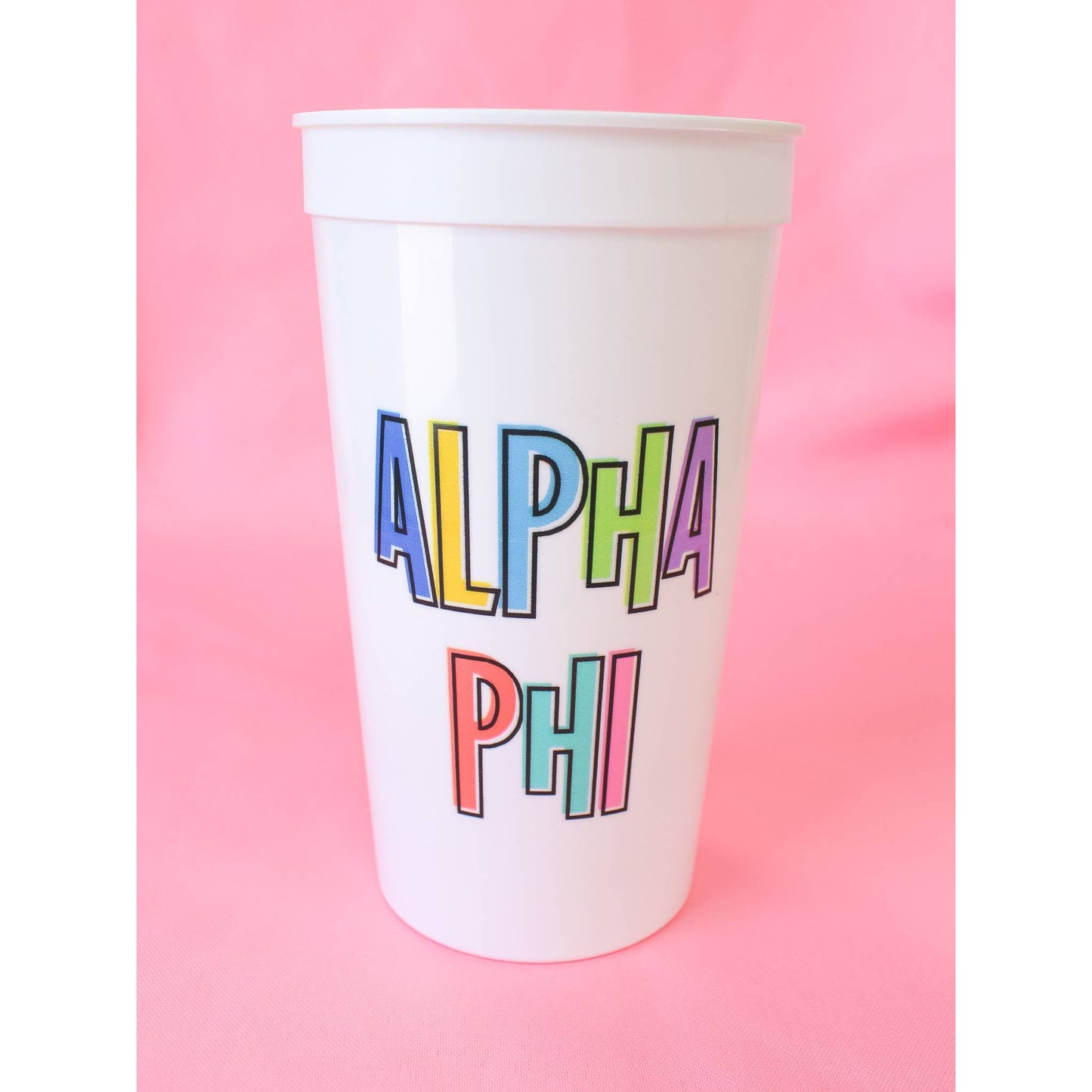 ALPHA CHI OMEGA  Bring On the Fun Sorority Stadium Cup (set of 1)