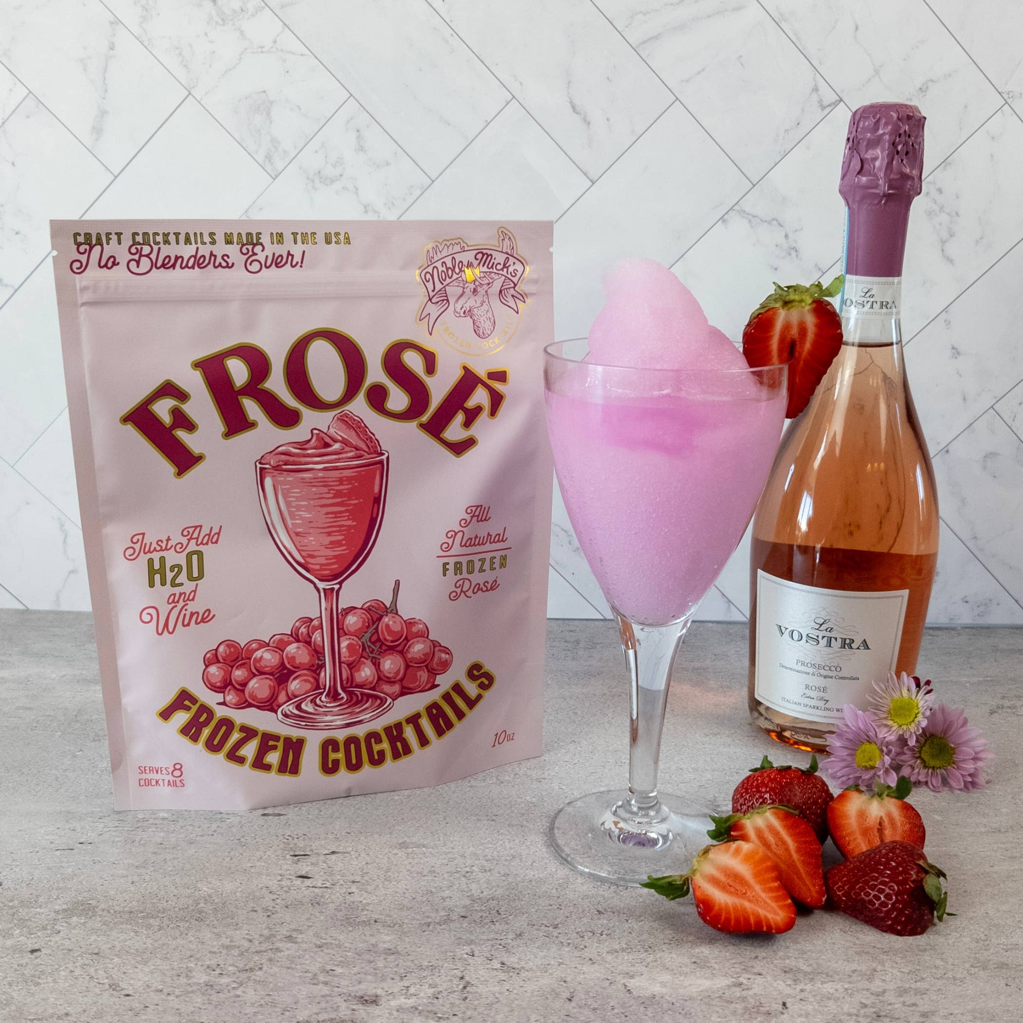 Noble Mick's -Frose' Frozen Cocktail -Just add Water + Wine