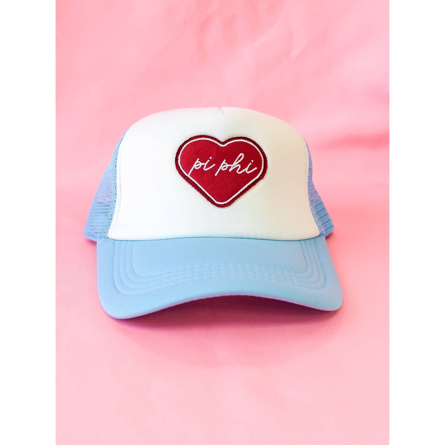 PI BETA PHI Sorority Heart Trucker Hat