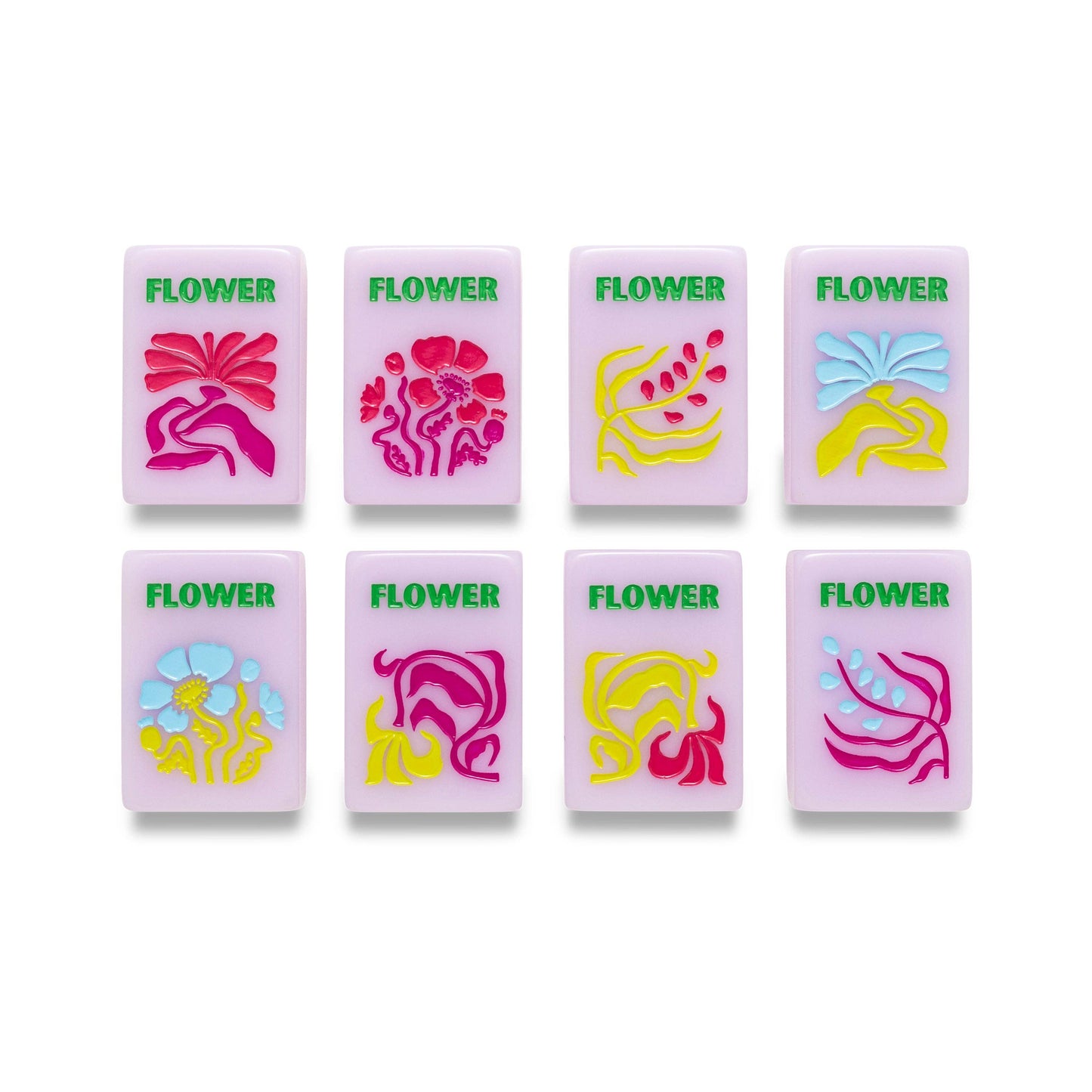 Amahj Line - Signature Engraved Tile Set- Lilac