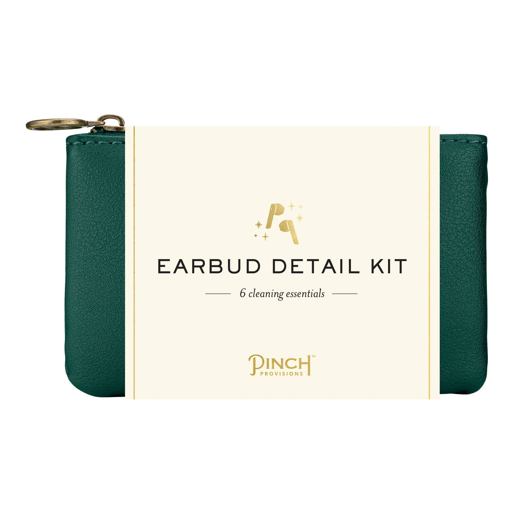 Earbud Detail Kit | Vegan Leather, Unique Tech Gifts: Blush Vegan Leather Pouch