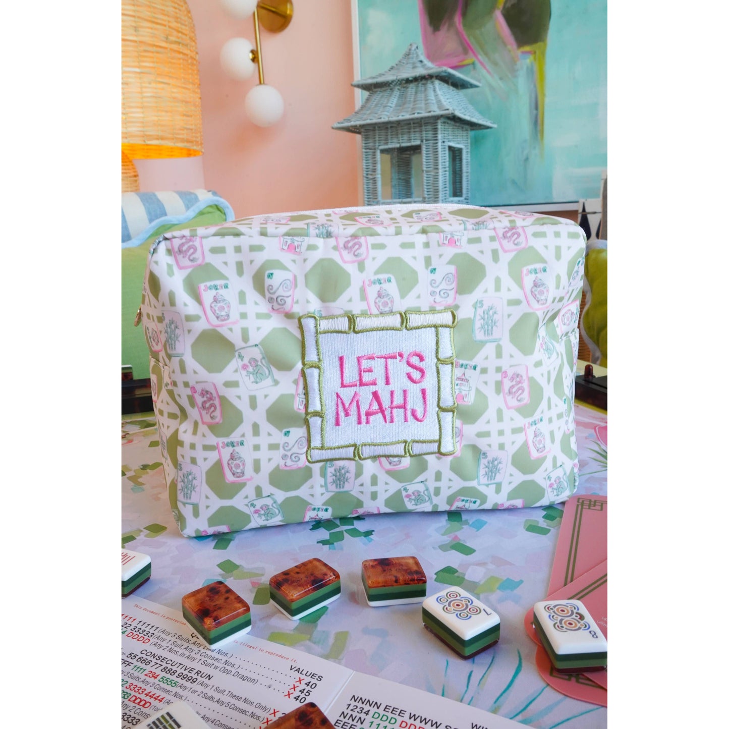 KENZKUSTOMZ - Let's Mahj - XL Travel Bag