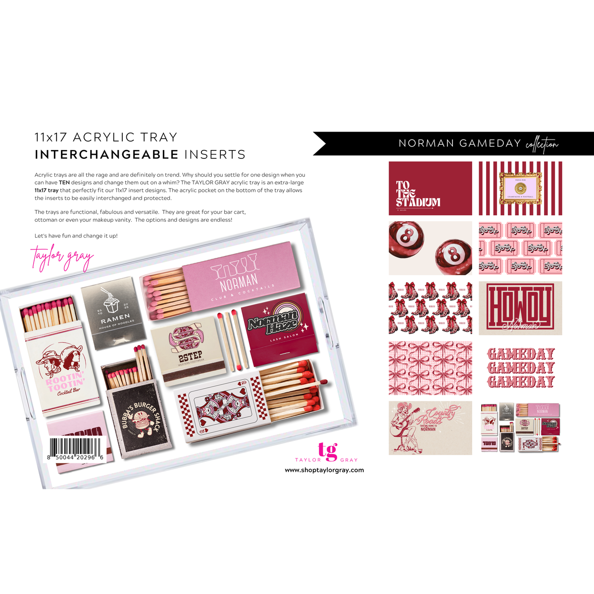 GAMEDAY NORMAN insert set | 11x17