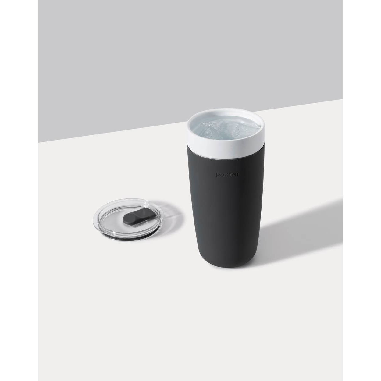 Insulated Ceramic Stainless Steel Coffee & Drink Tumbler: Terrazzo Blush