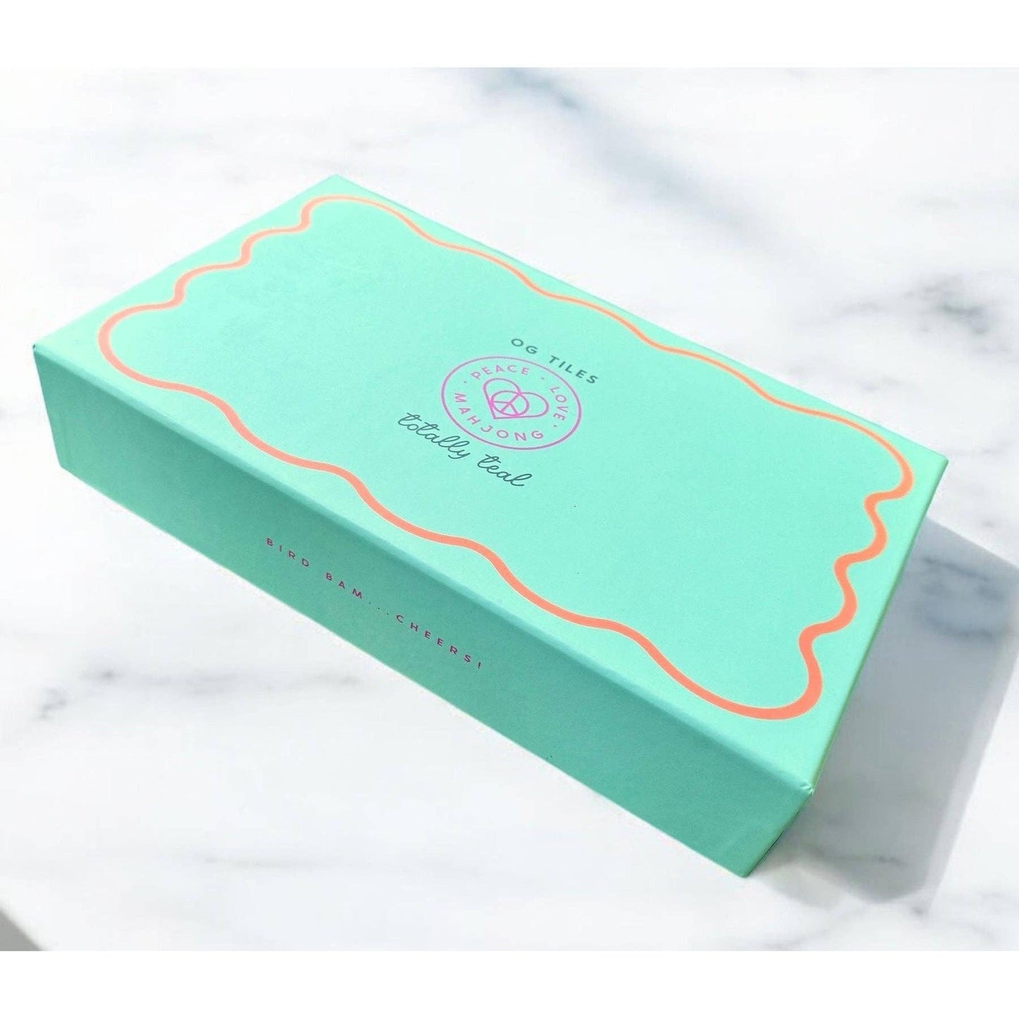 Peace Love Mahjong - OG Mahj Tiles - Totally Teal: Totally Teal