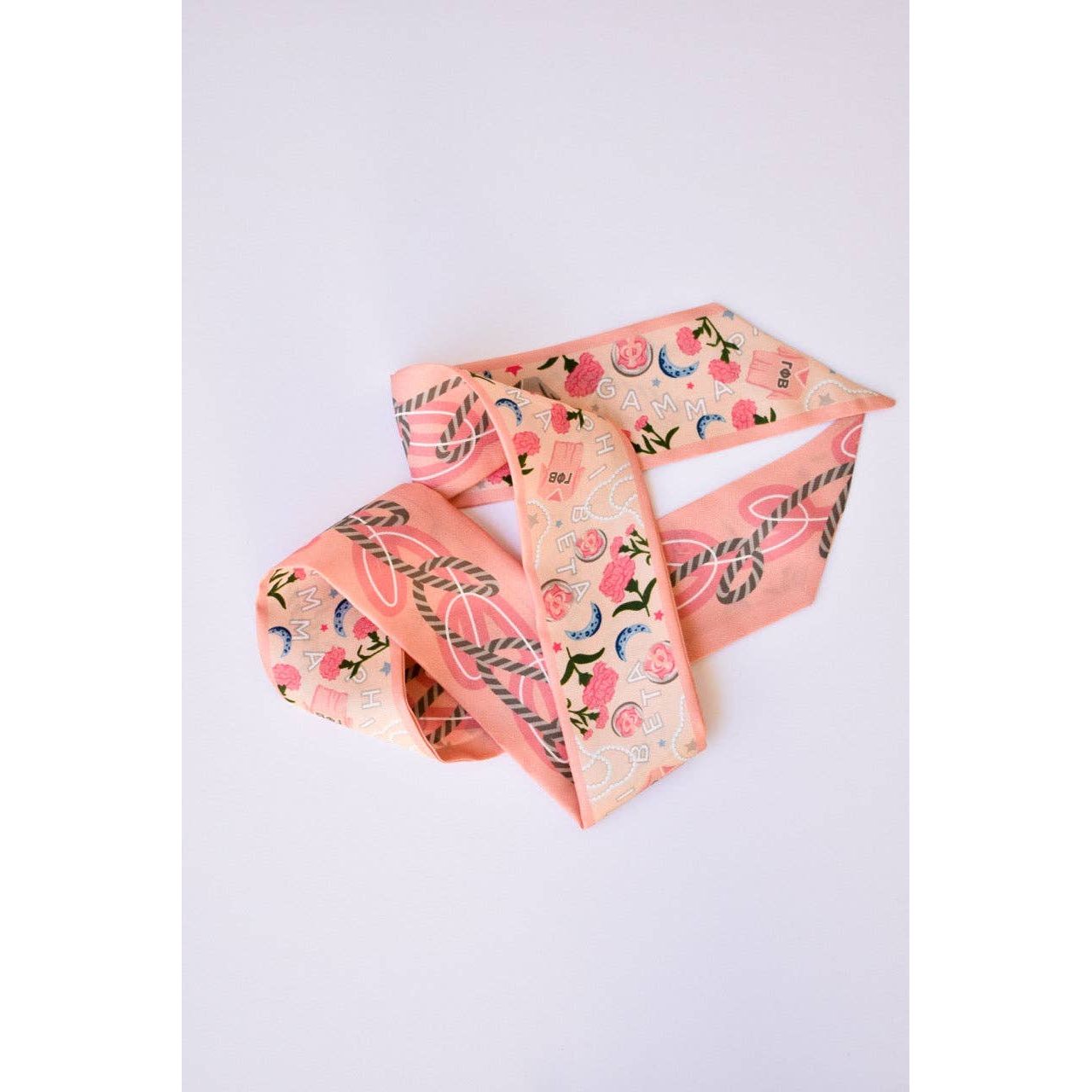 Saturday Silks - Gamma Phi Beta Skinny Scarf