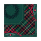 Anders Ruff Design Co. - NEOPRENE Evergreen & Tartan Mahjong Mat | Holiday Christmas