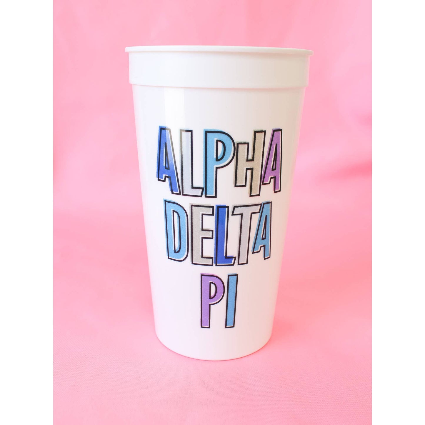 ALPHA CHI OMEGA  Bring On the Fun Sorority Stadium Cup (set of 1)