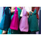 Peace Love Mahjong - Mahjong Bag - Woven Carryall with Matching Tile Pouch: Orchid