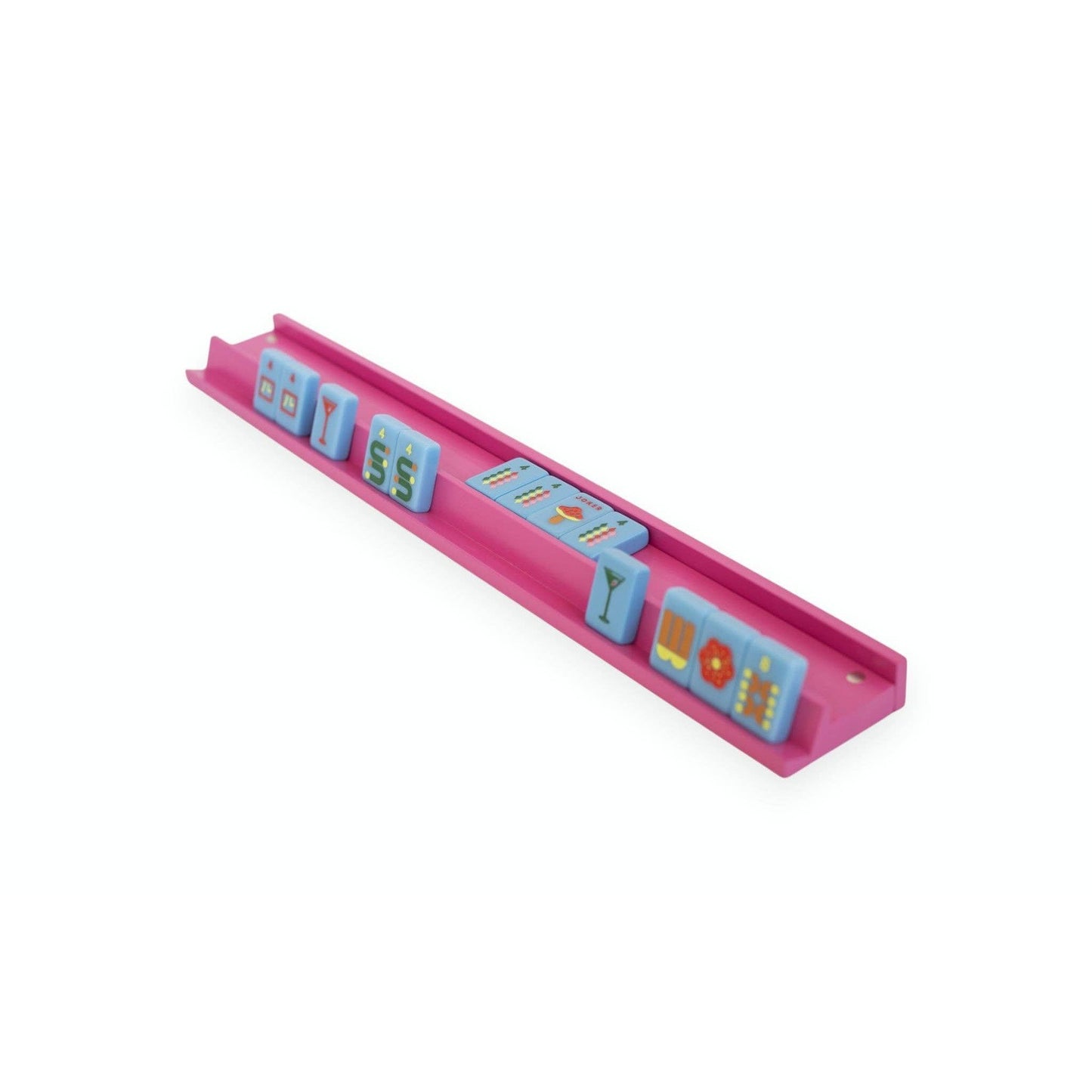 Peace Love Mahjong - Mahjong Racks & Pushers (Set of 4): Cobalt