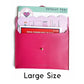 Peace Love Mahjong - Card Clutch: Magenta - Large Size