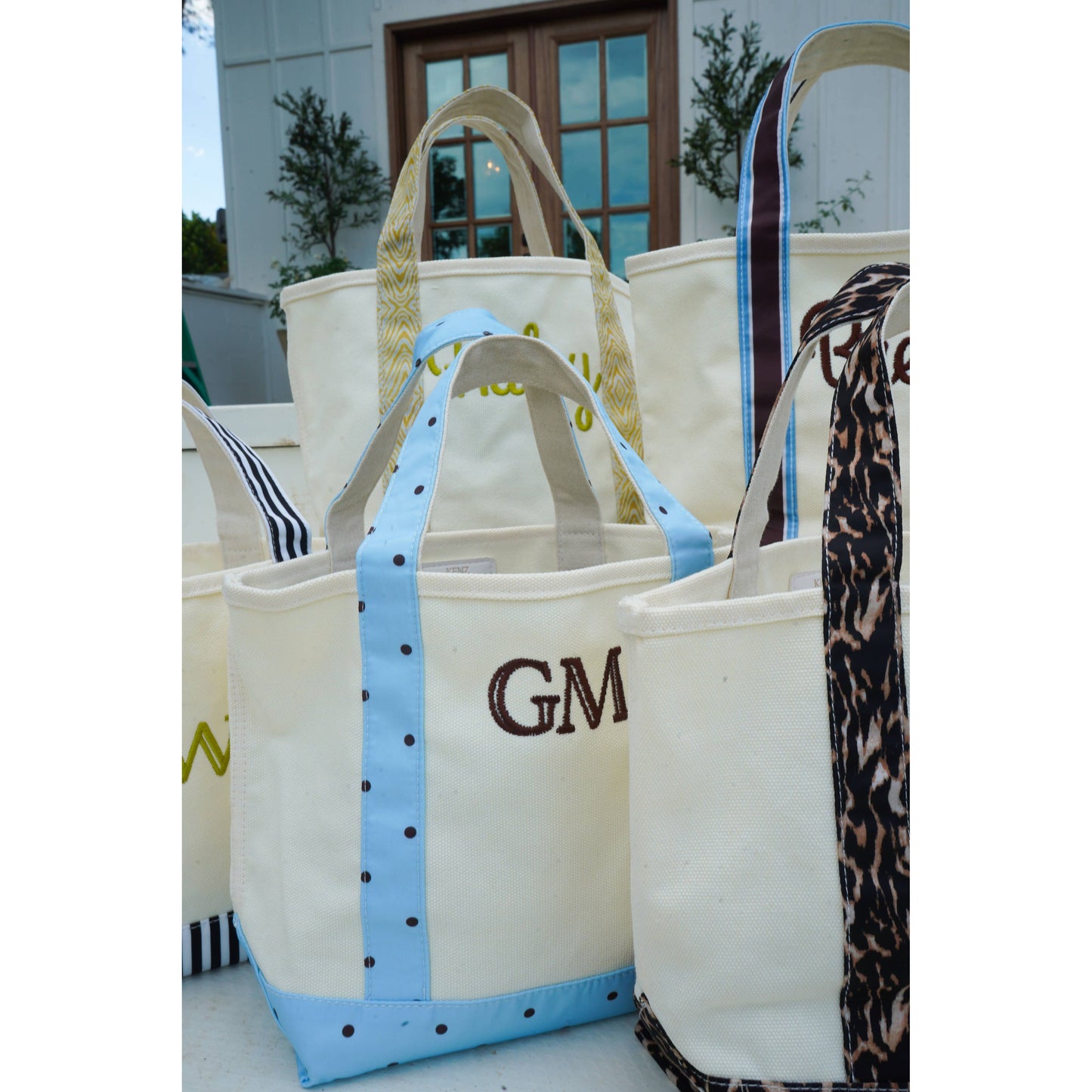 Mini Canvas Tote - Fall Collection: Chartreuse Zebra - KENZKUSTOMZ