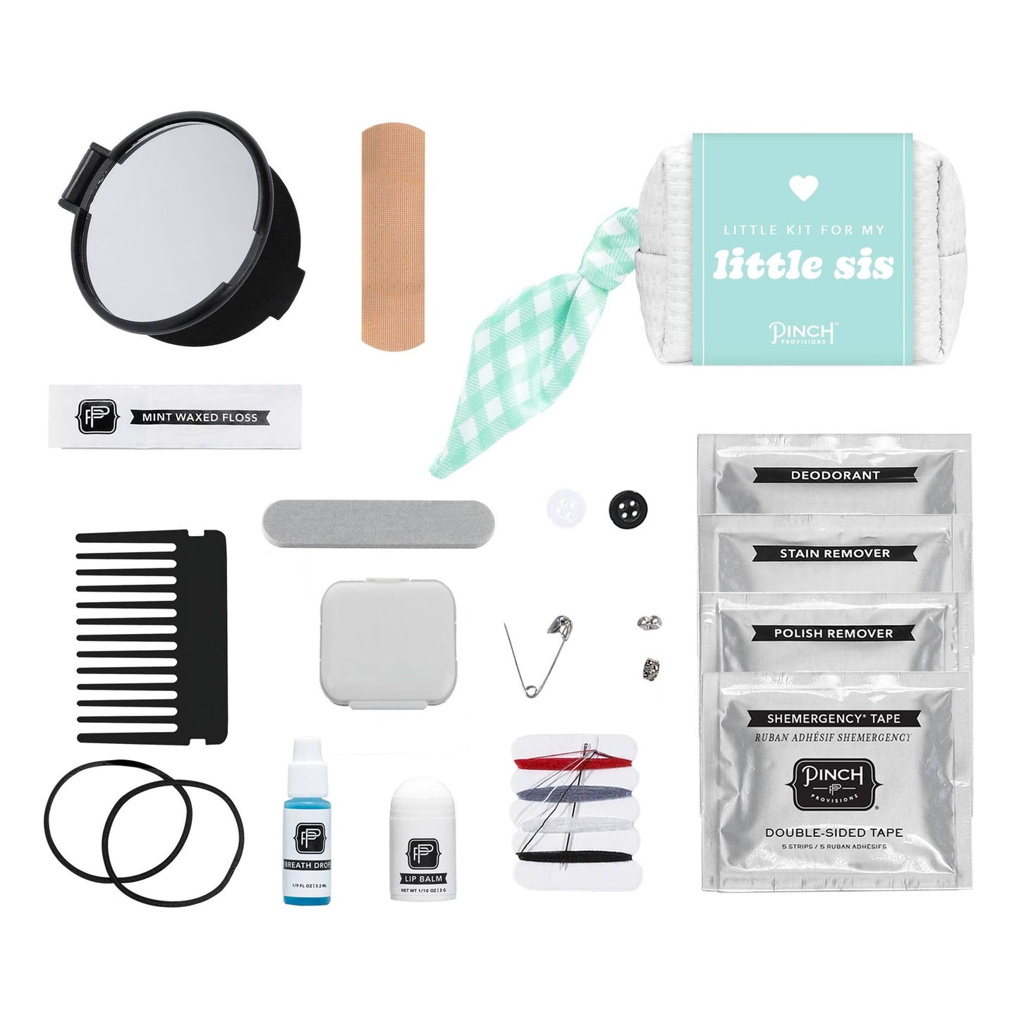 Sorority Little Sis Minimergency Kit: Purple Gingham