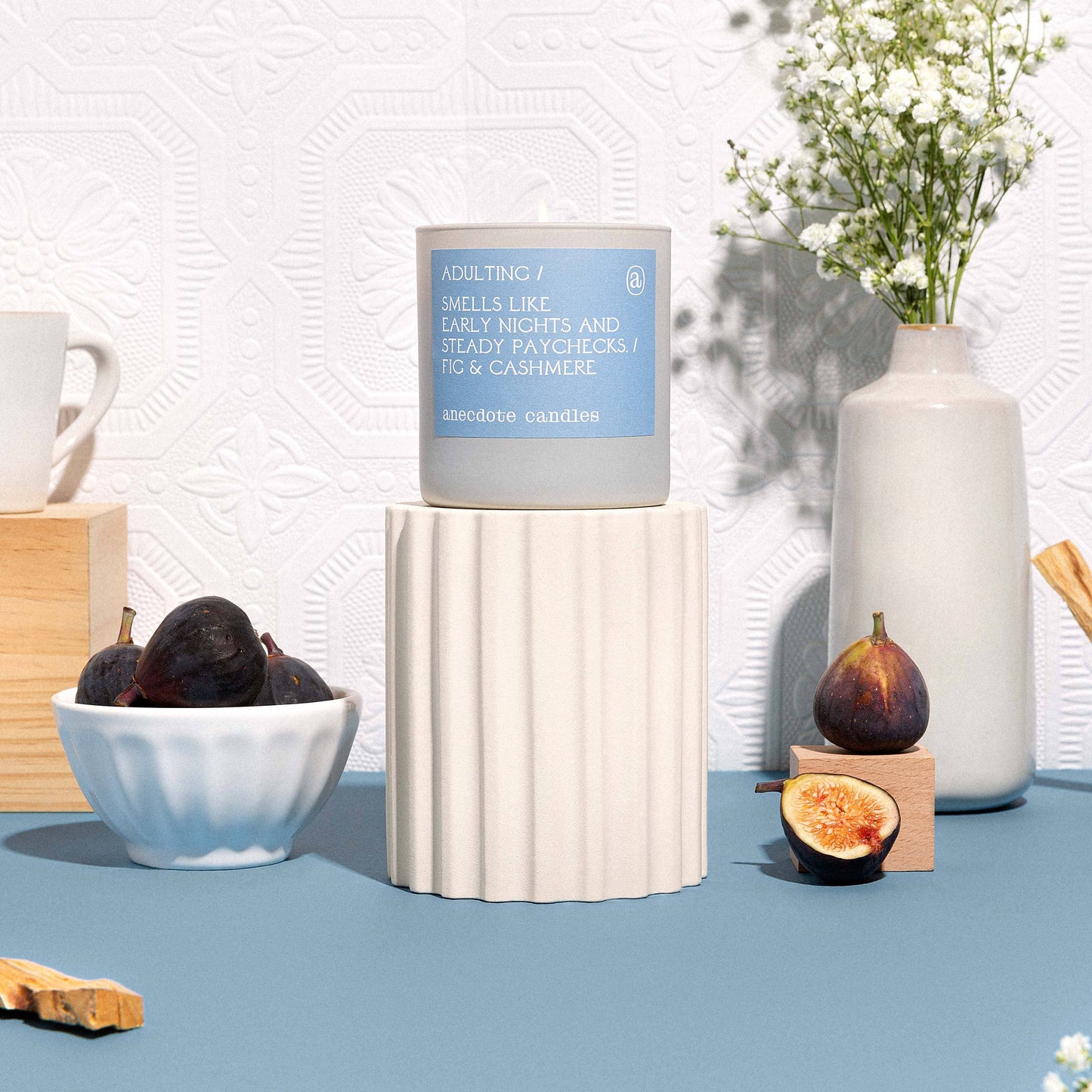 Anecdote Candles - Adulting (Fig & Cashmere) Candle: 9 oz boxed