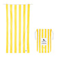 Dock & Bay USA  Quick Dry Towels - Cabana - Boracay Yellow: Large (63x35")