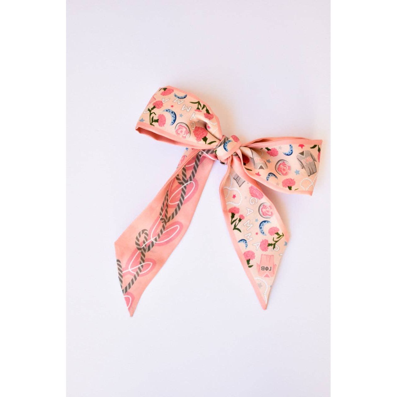 Saturday Silks - Gamma Phi Beta Skinny Scarf