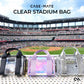 Case-Mate - Case-Mate Clear Stadium Bag: Silver Chrome
