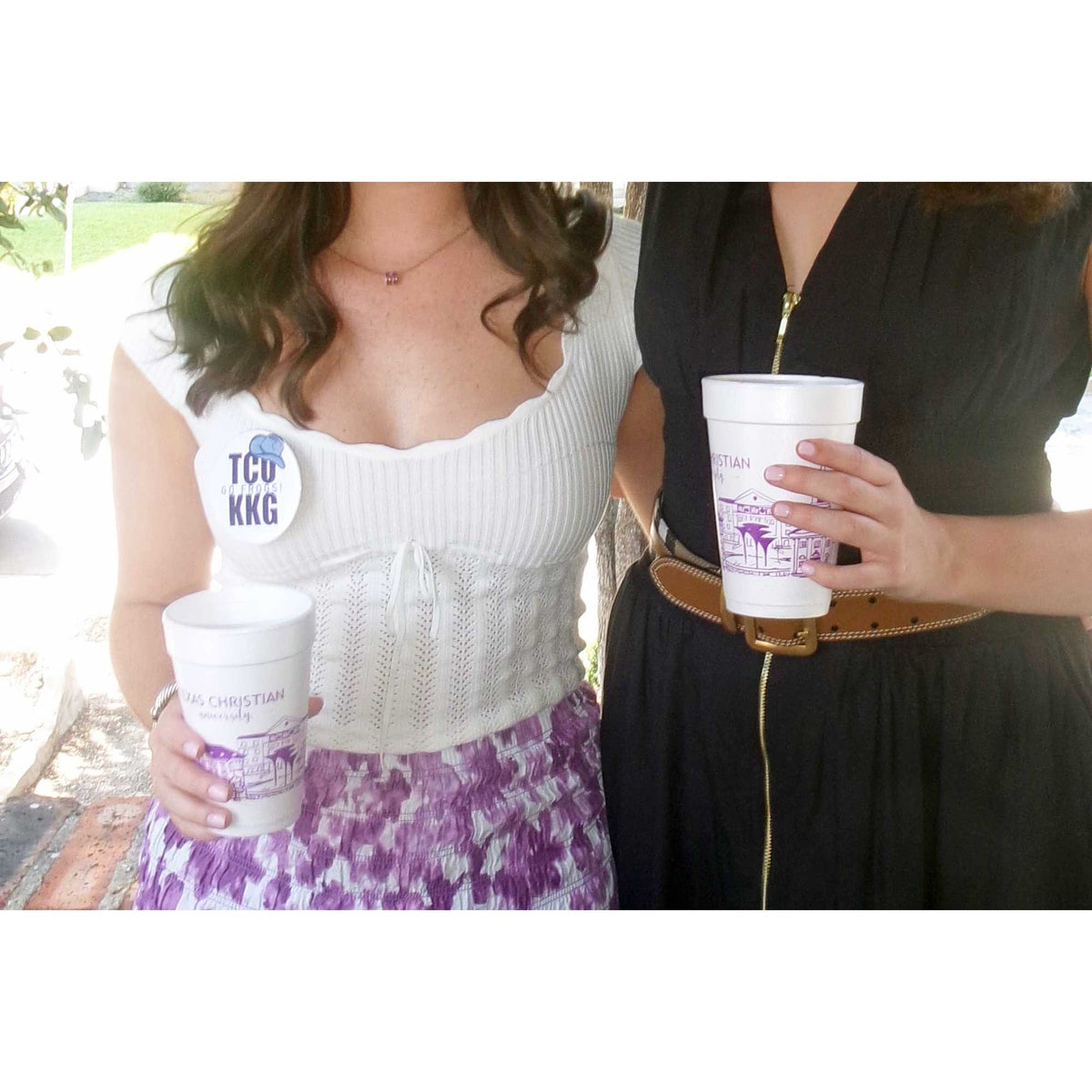 TCU Skyline Foam Cups