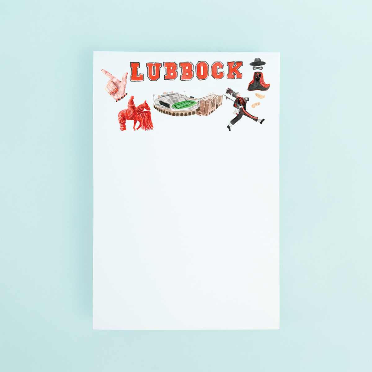 Lubbock Pattern Notepad