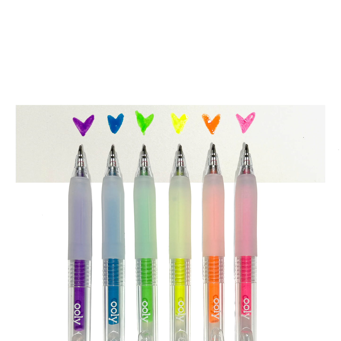 Jelly Gloss Neon Multi-Surface Deco Gel Pens - Set of 6