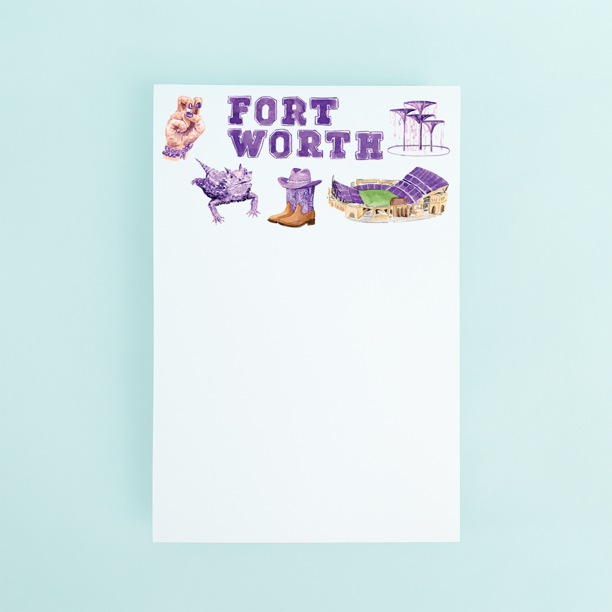 Fort Worth Pattern Notepad