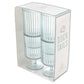 Stackable Acrylic Wine Goblet - Dock Tails - Set of 4: Glass: 5.75" H x 2.75" Dia, 15 oz