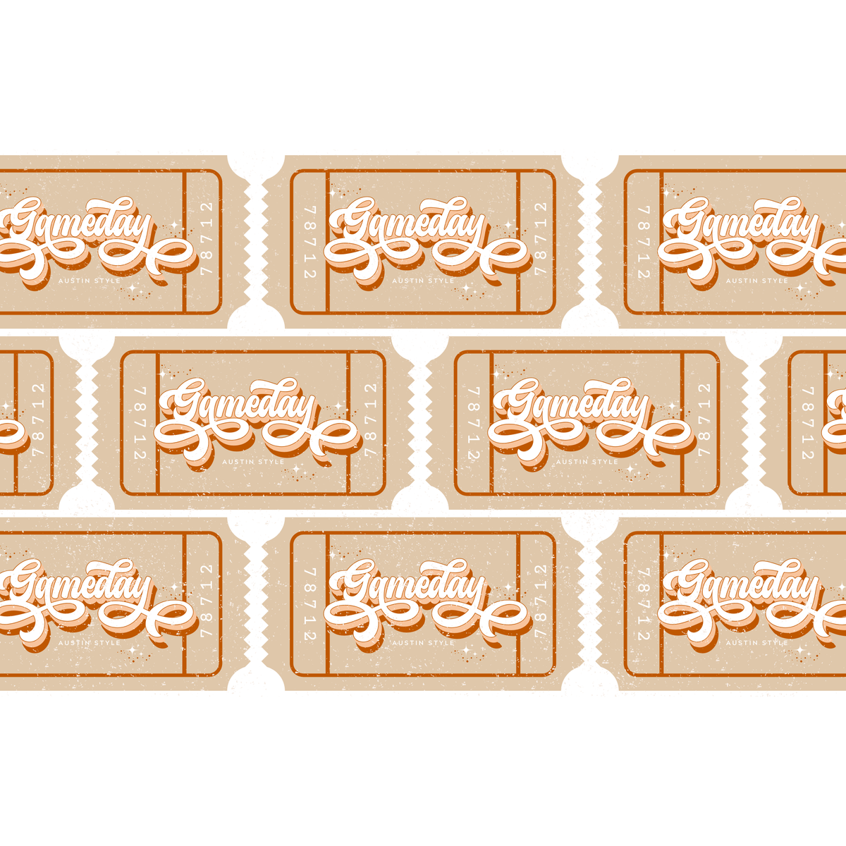 GAMEDAY AUSTIN insert set | 11x17