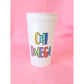 PHI MU Bring On the Fun Sorority Stadium Cup (set of 1)