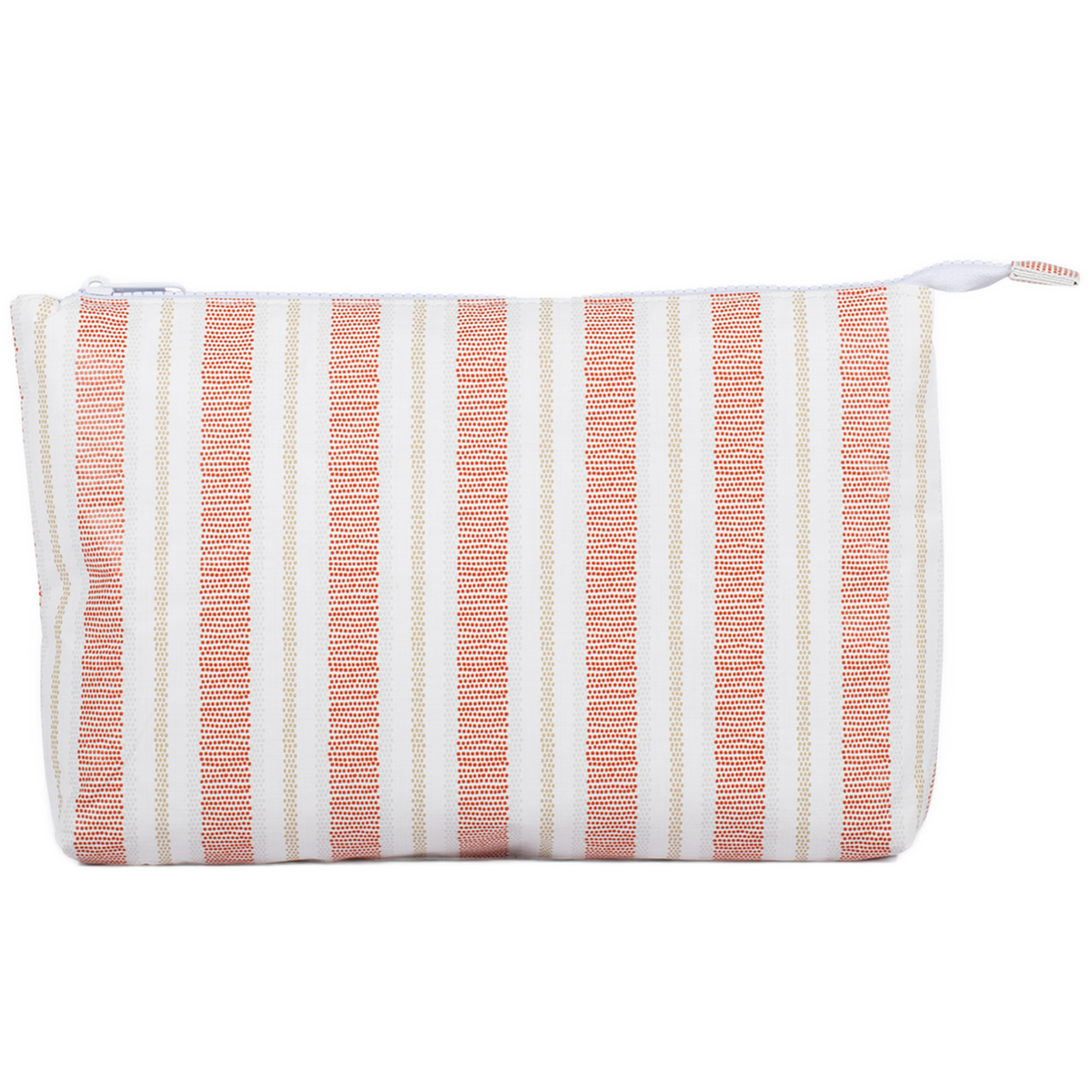 Medium Tyvek® Zipper Pouch | Blue Gingham