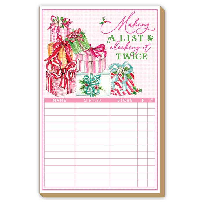 Making a List & Checking it Twice | Luxe Large Notepad
