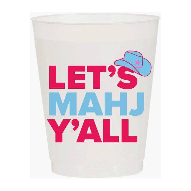 Let's Mahj Y'all MAHJONG FROST FLEX CUP