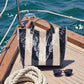 Nash Grey - Navy and Beige Striped TOTE BAG