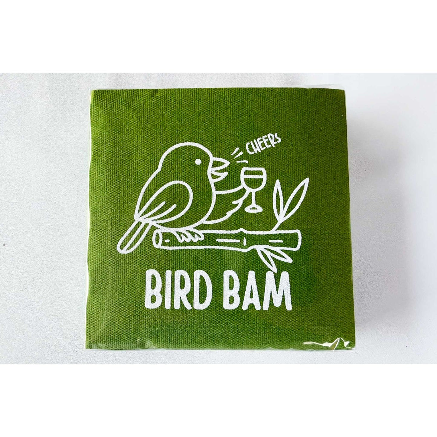 Two Funny Girls - Mahjong - Bird Bam Beverage Napkin {20 ct Pack}