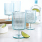 Stackable Acrylic Wine Goblet - Dock Tails - Set of 4: Glass: 5.75" H x 2.75" Dia, 15 oz