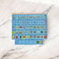 Peace Love Mahjong - Mod Tiles - French Blue: French Blue