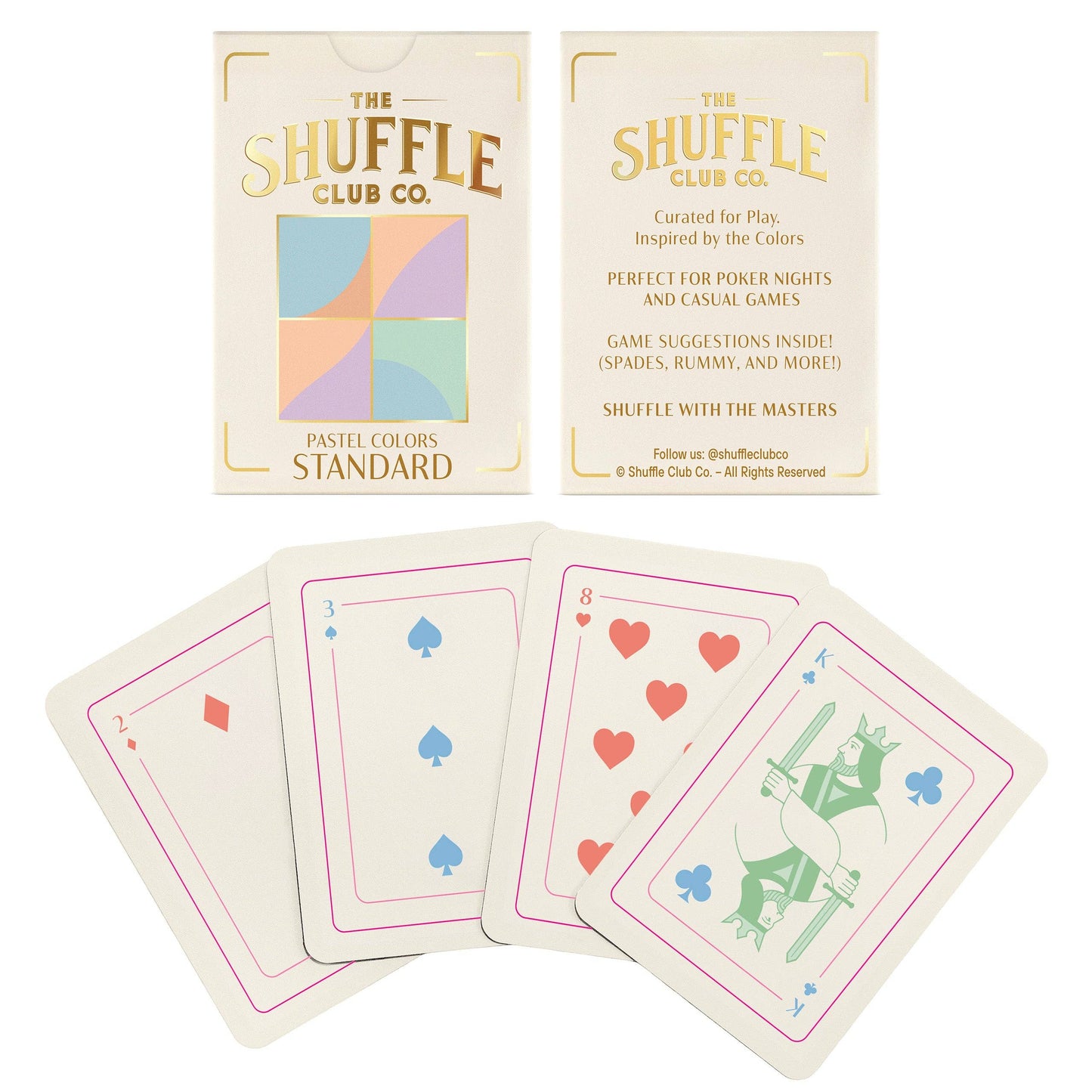 Shuffle Club Co - Pastel Colored Playing Cards (Standard)